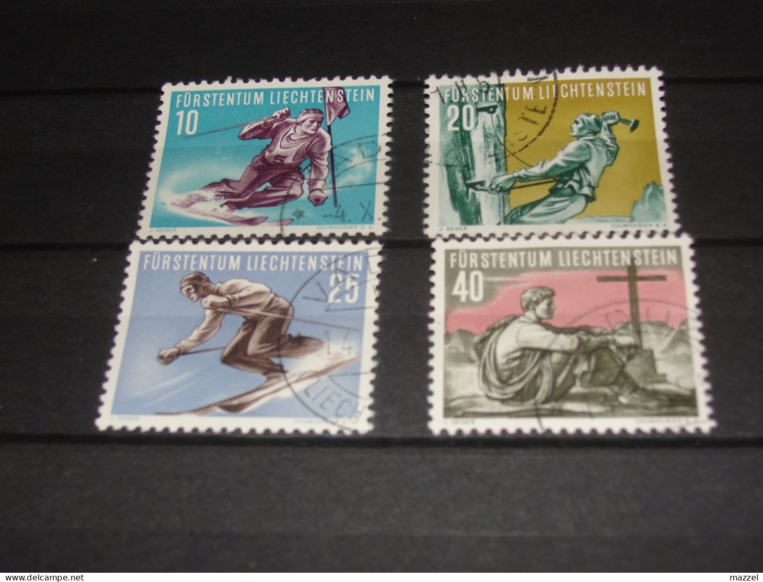 LIECHTENSTEIN   SERIE  334-337    GEBRUIKT (USED) - Used Stamps