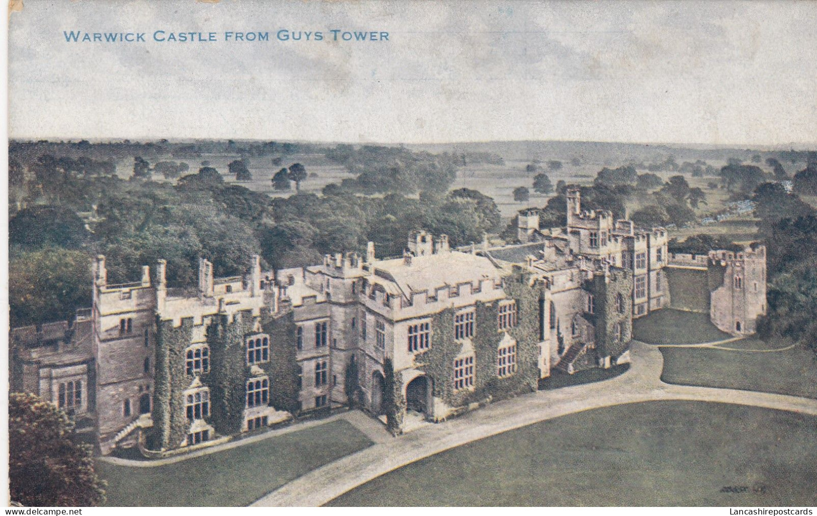 Postcard Warwick Castle From Guy's Tower  My Ref B14852 - Warwick