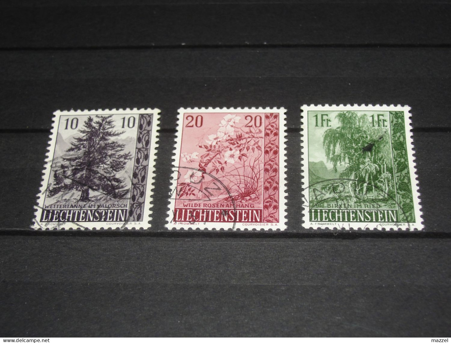 LIECHTENSTEIN   SERIE  357-359   GEBRUIKT (USED) - Gebraucht