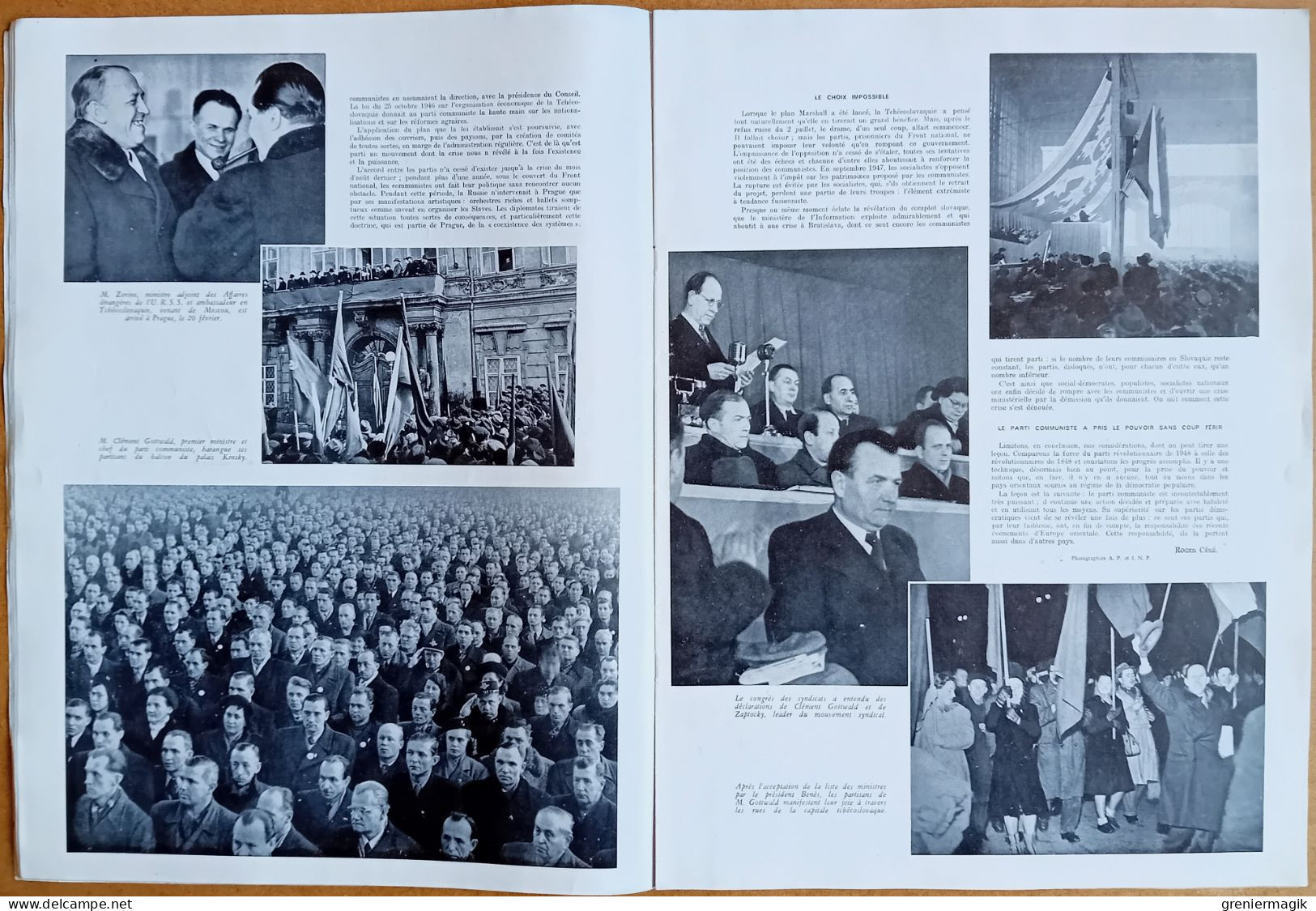 France Illustration N°127 06/03/1948 Coup D'état De Prague/Le Gamou Des Mourides Par Maurice Genevoix/Arts Ménagers - General Issues