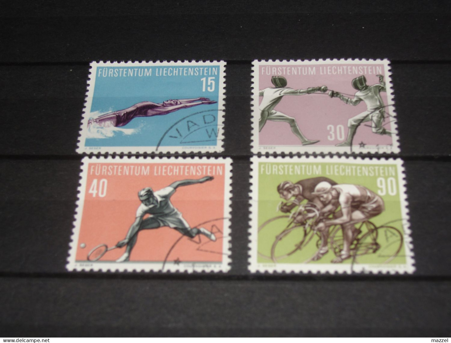 LIECHTENSTEIN   SERIE  365-368  GEBRUIKT (USED) - Used Stamps