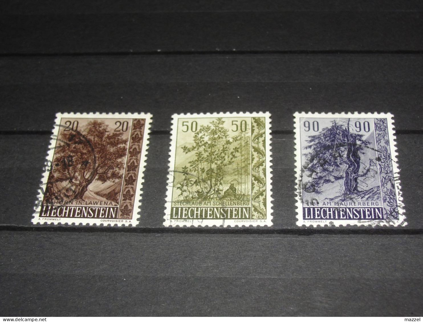 LIECHTENSTEIN   SERIE  371-373  GEBRUIKT (USED) - Gebraucht