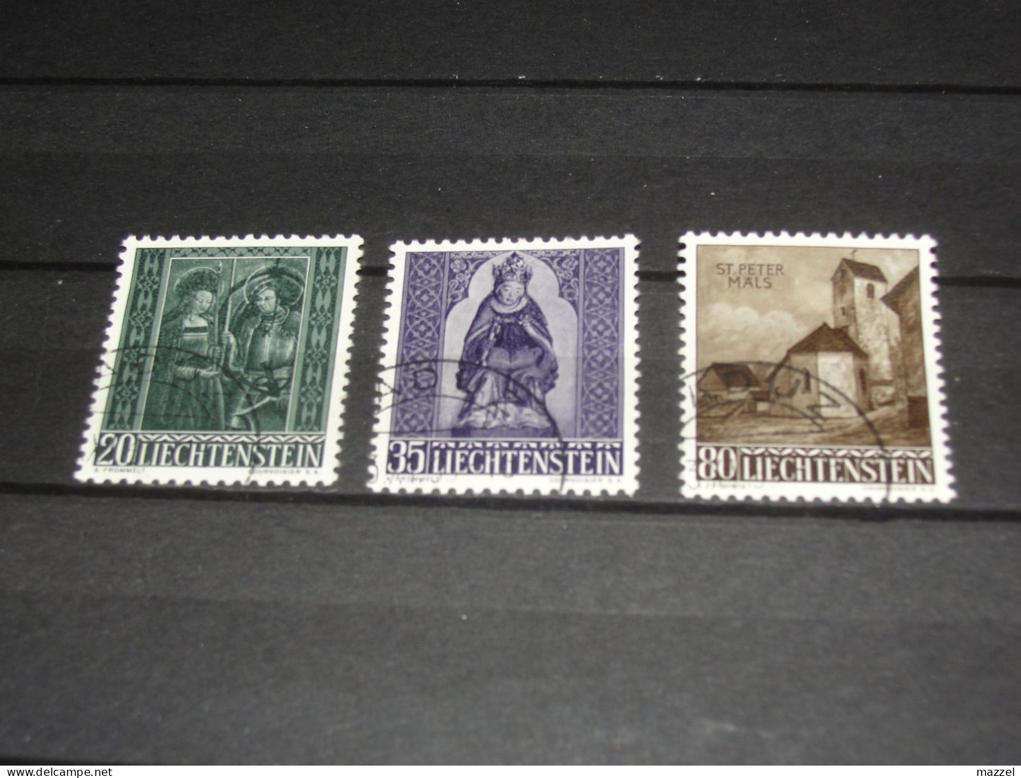 LIECHTENSTEIN   SERIE  374-376   GEBRUIKT (USED) - Gebraucht