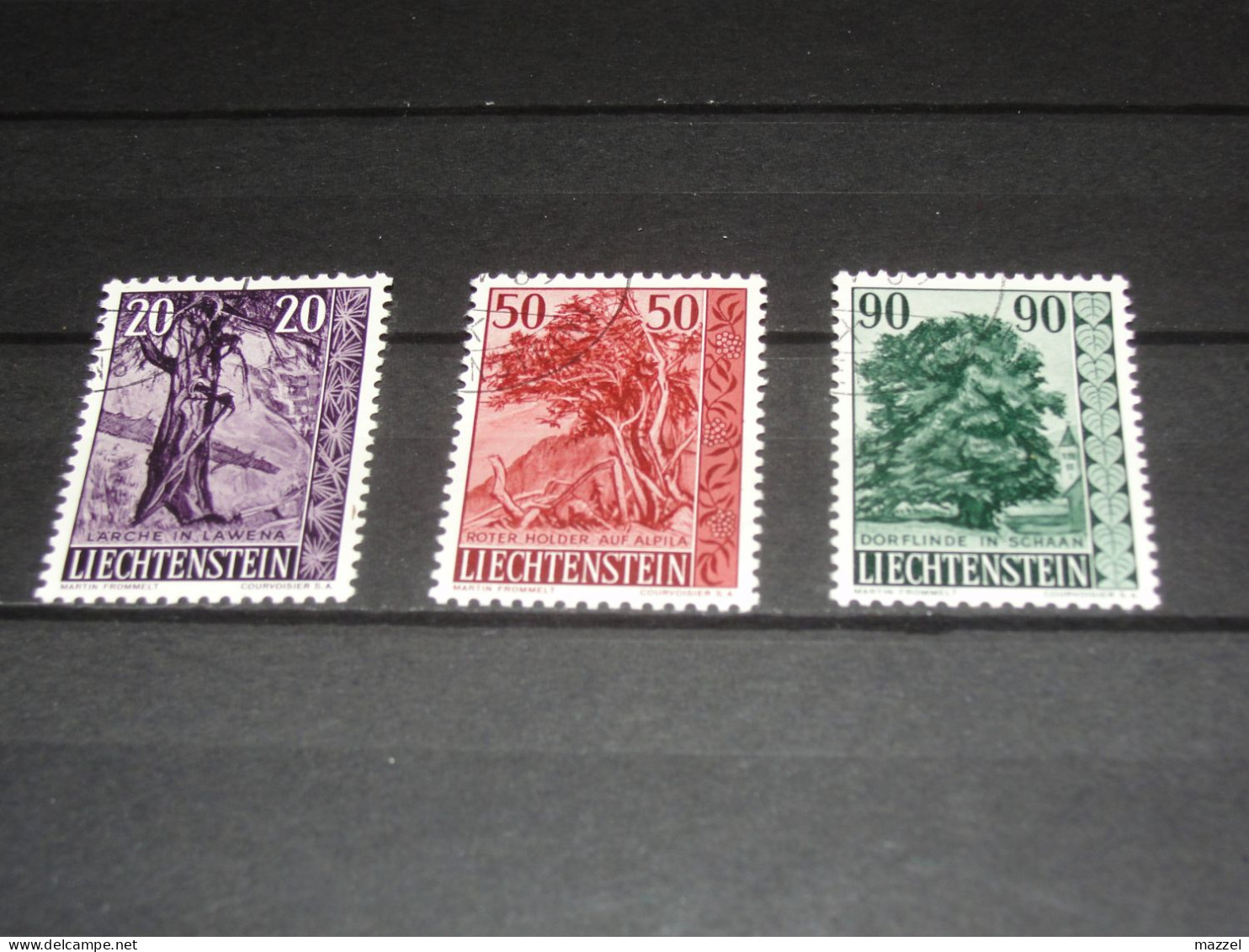 LIECHTENSTEIN   SERIE  377-379  GEBRUIKT (USED) - Oblitérés