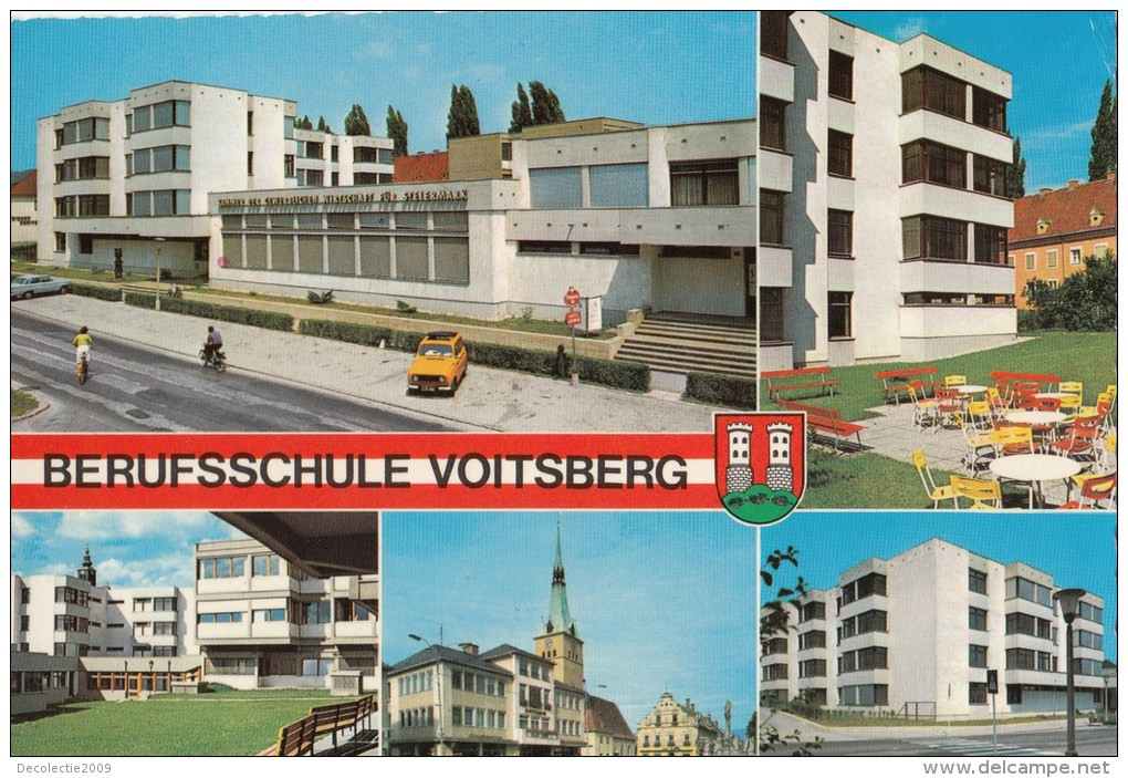 ZS44567 Landesberufsschule Mit Internat  Voitsberg  Car Voiture    2 Scans - Vordernberg