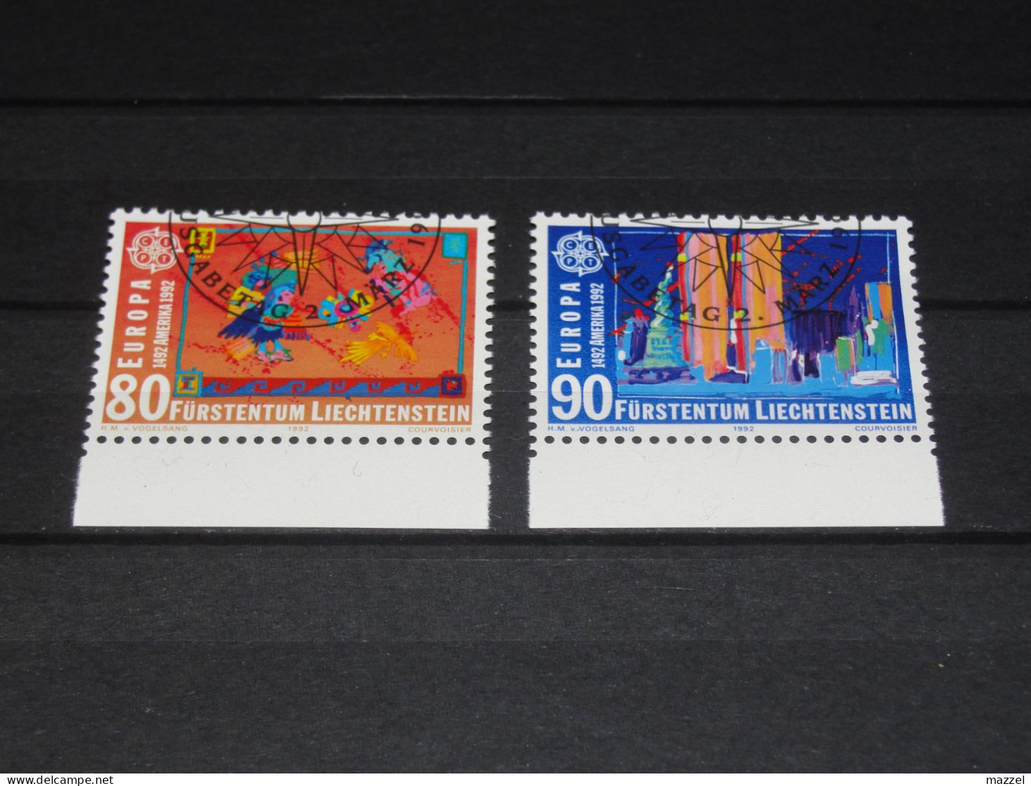 LIECHTENSTEIN   SERIE  1033-1034  GEBRUIKT (USED) - Used Stamps