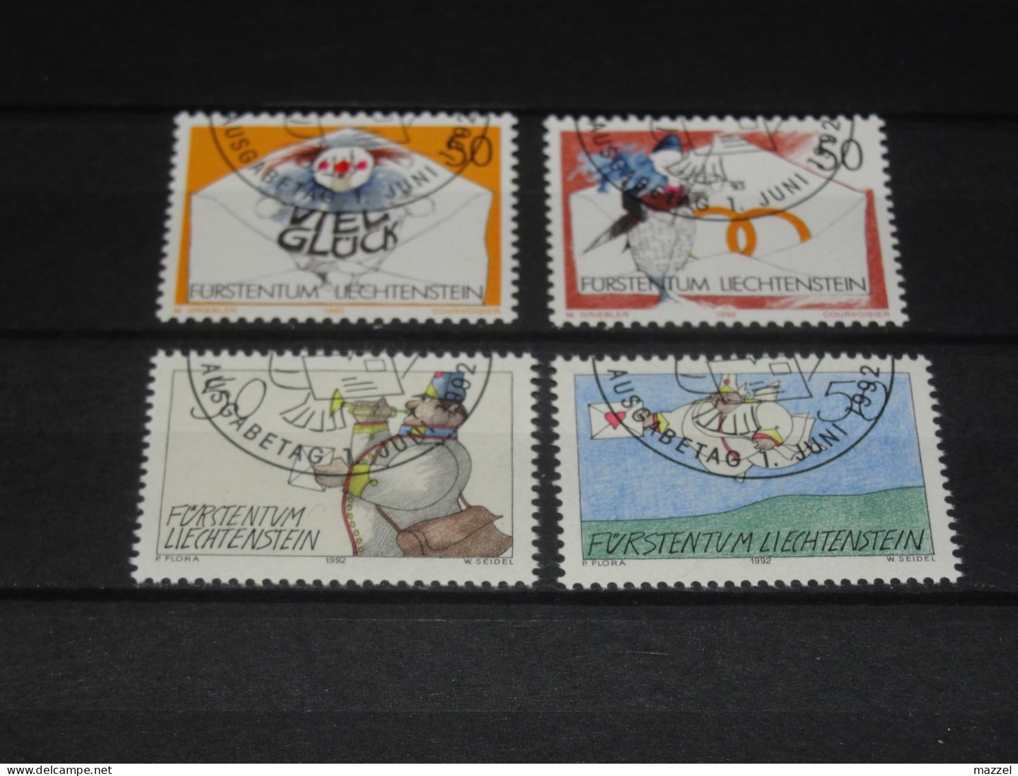 LIECHTENSTEIN   SERIE  1041-1044  GEBRUIKT (USED) - Used Stamps
