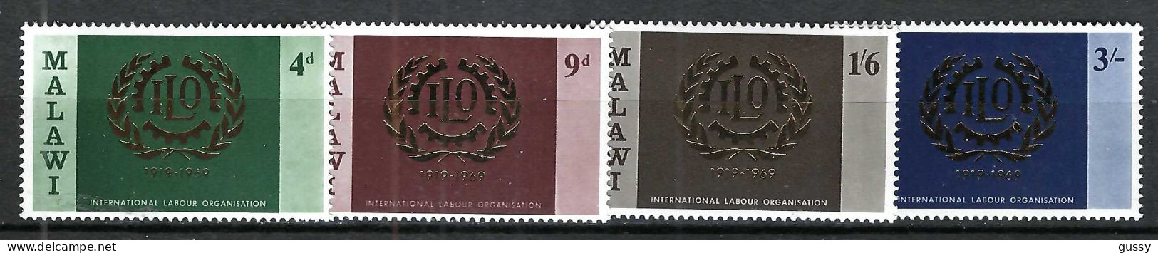 MALAWI Ca.1969: Lot De TP "50 Ans De L' OIT" Neufs** - ILO