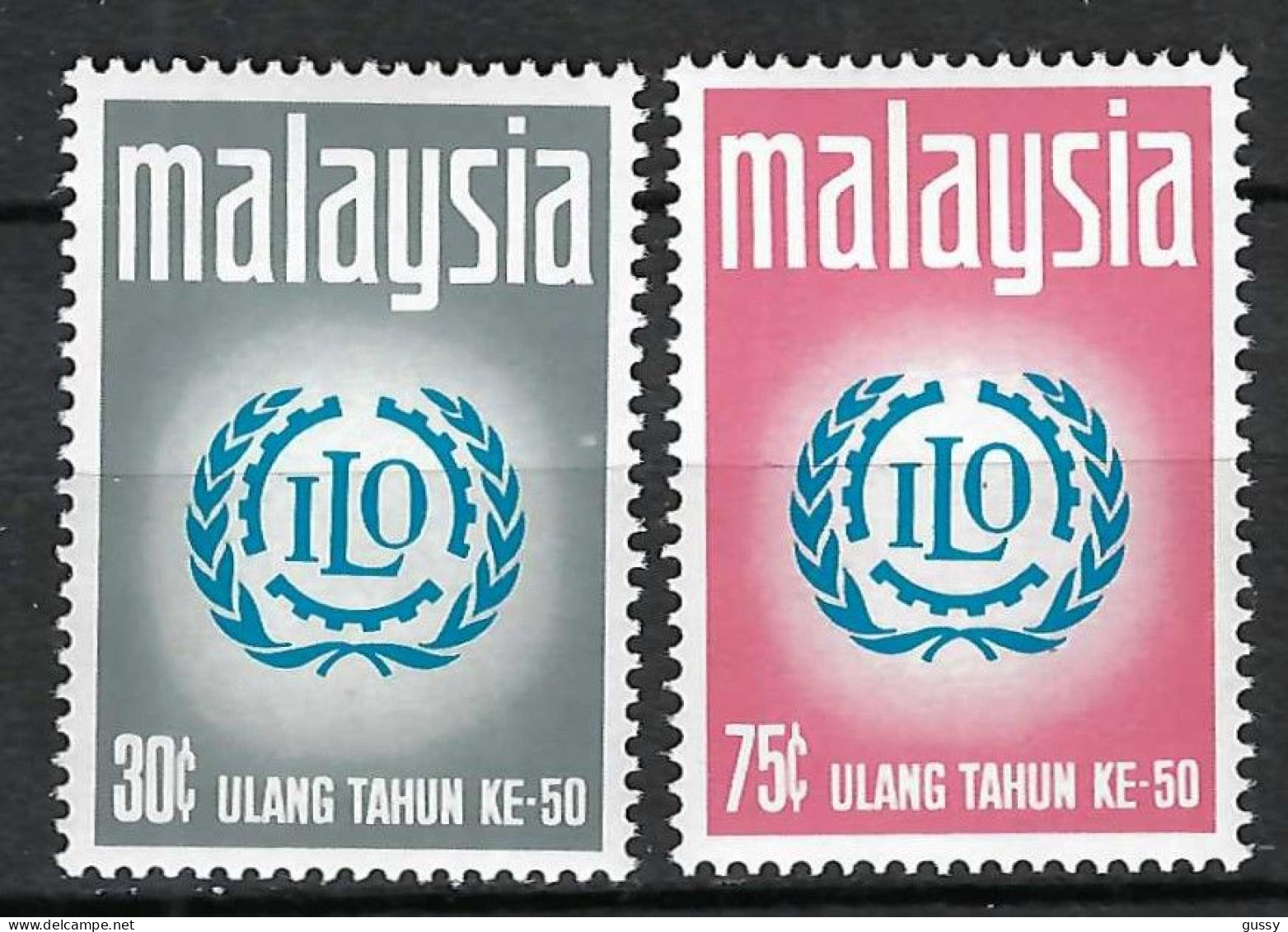 MALAYSIE Ca.1969: Lot De TP "50 Ans De L' OIT" Neufs** - ILO