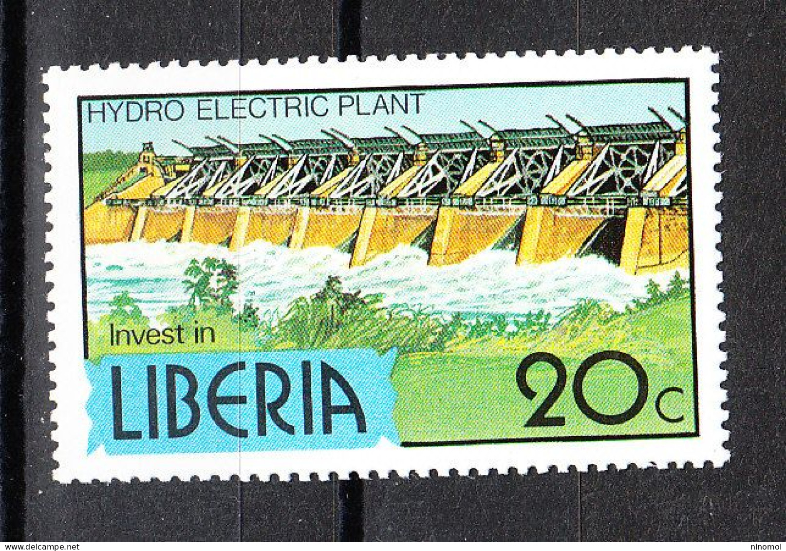 Liberia   -   1980. Diga: Produzione Energia Elettrica. Dam: Electricity Production. MNH - Elettricità