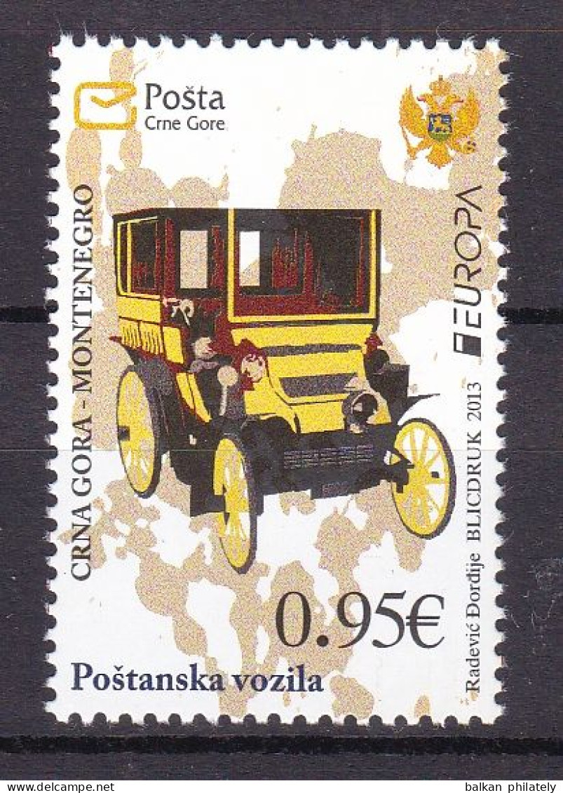 Montenegro 2013 Europa CEPT Postal Vehicles Cars MNH - 2013