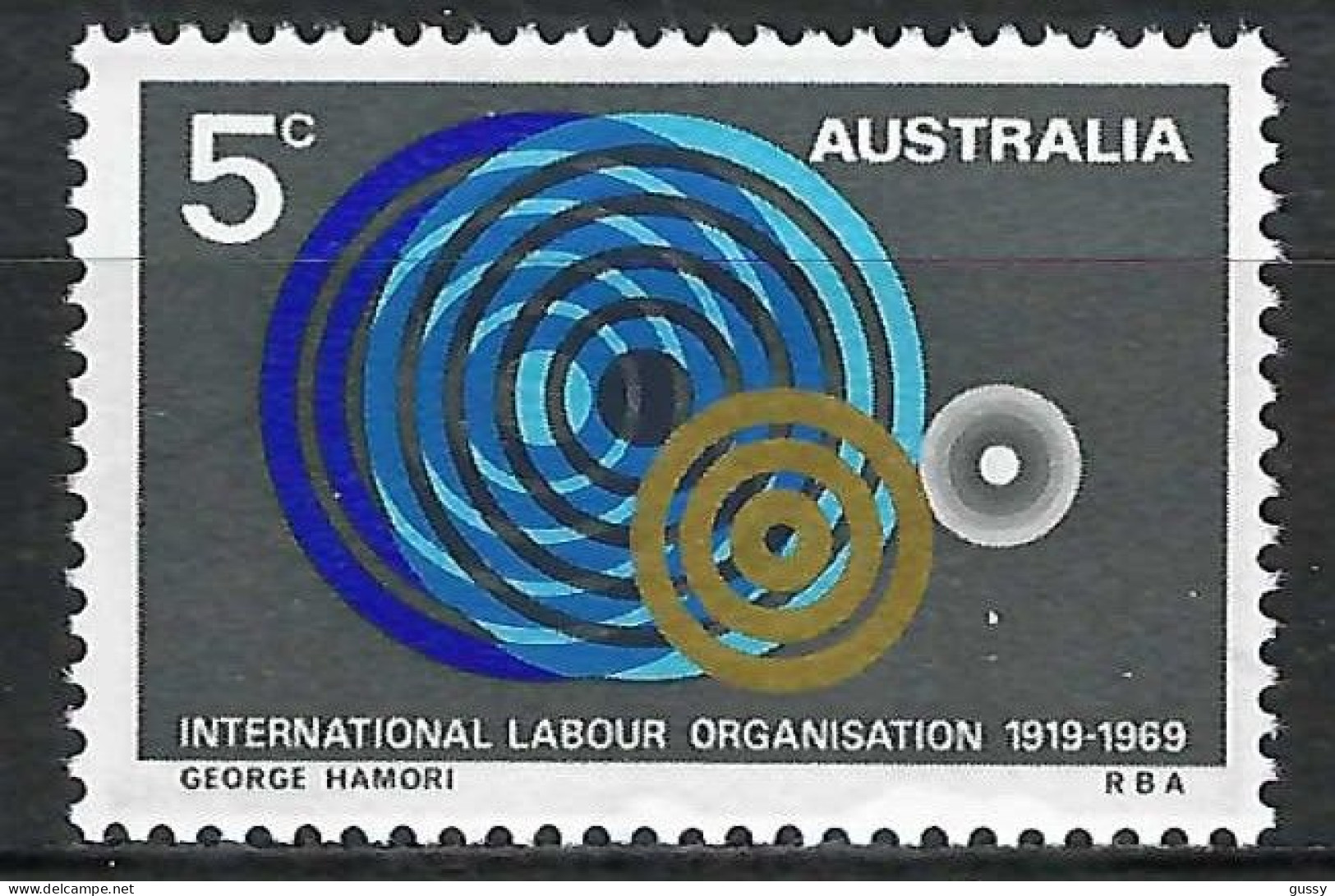 AUSTRALIE Ca.1969: TP "50 Ans De L' OIT" Neuf** - ILO