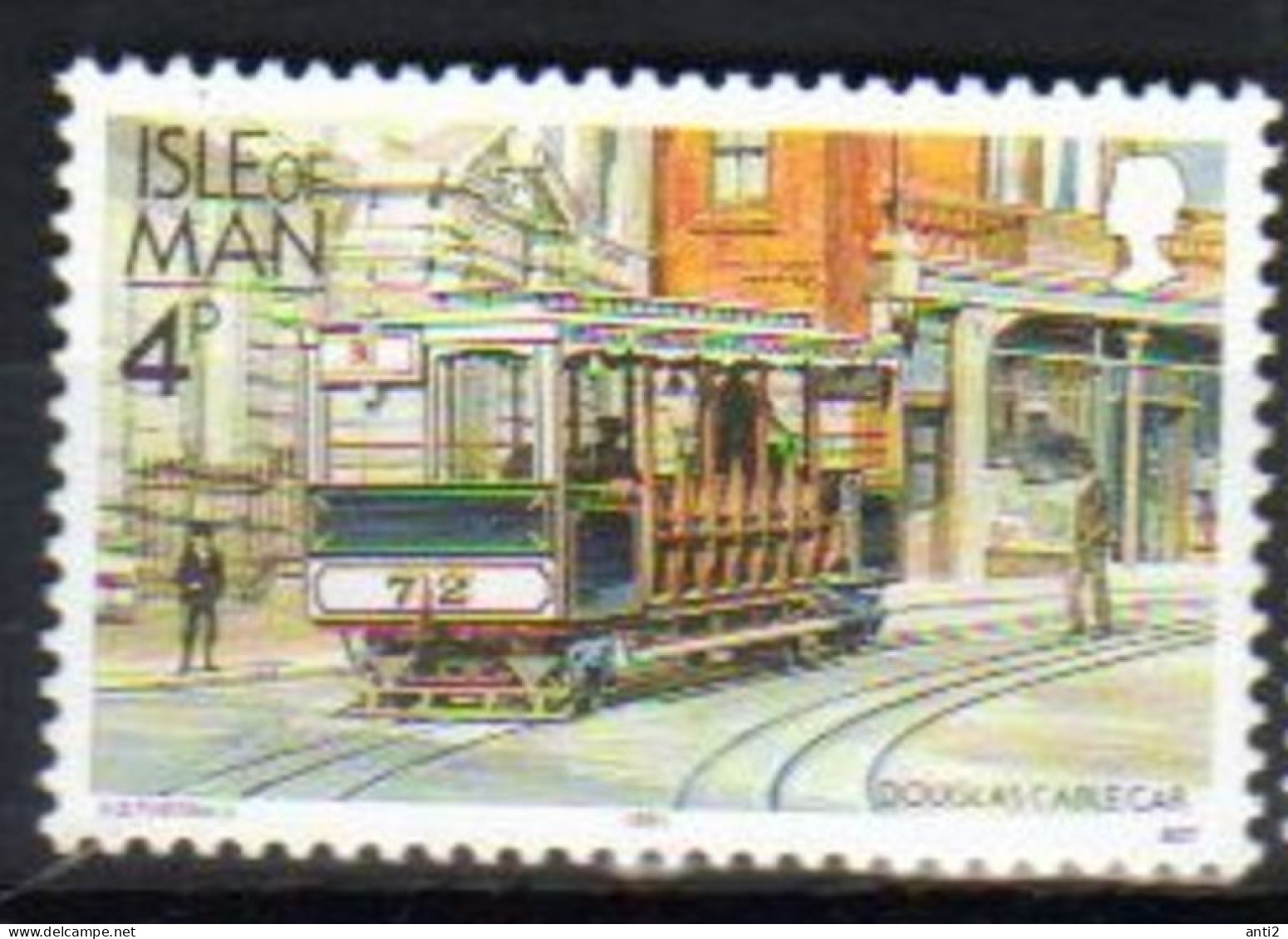 Isle Of Man IOM 1991 Old Trams And Railways - Douglas Cable Car Mi  457 MNH(**) - Man (Ile De)