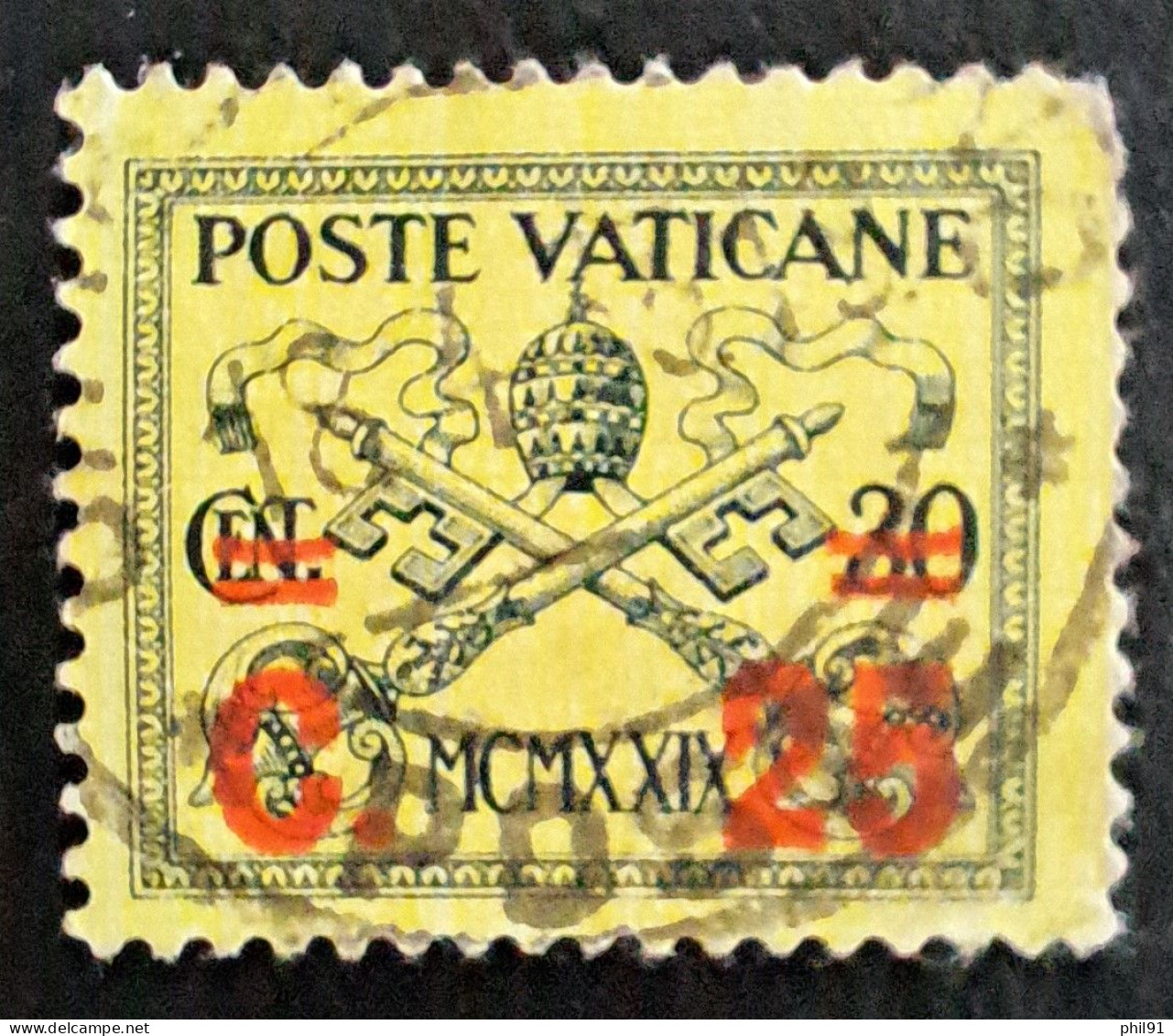 VATICAN    N° Y&T  39  (o) - Gebruikt