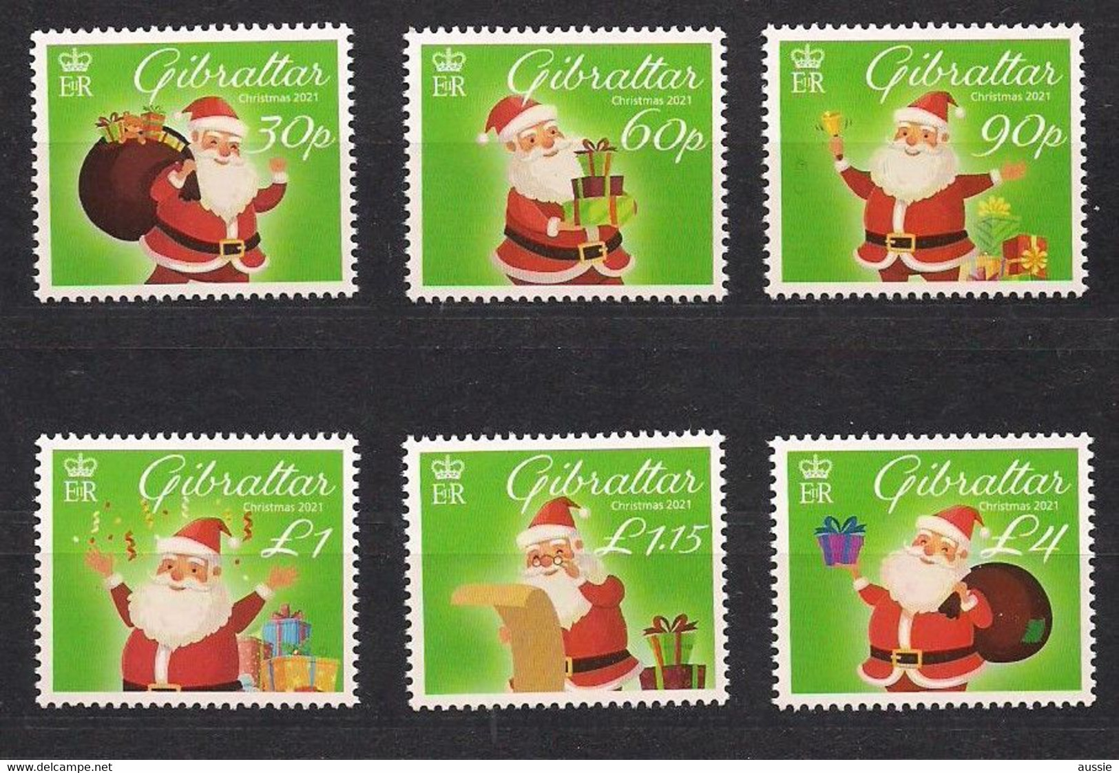 Gibraltar 2021 Micheln° 2026-2031 *** MNH Noël Kerstmis Christmas - Gibraltar