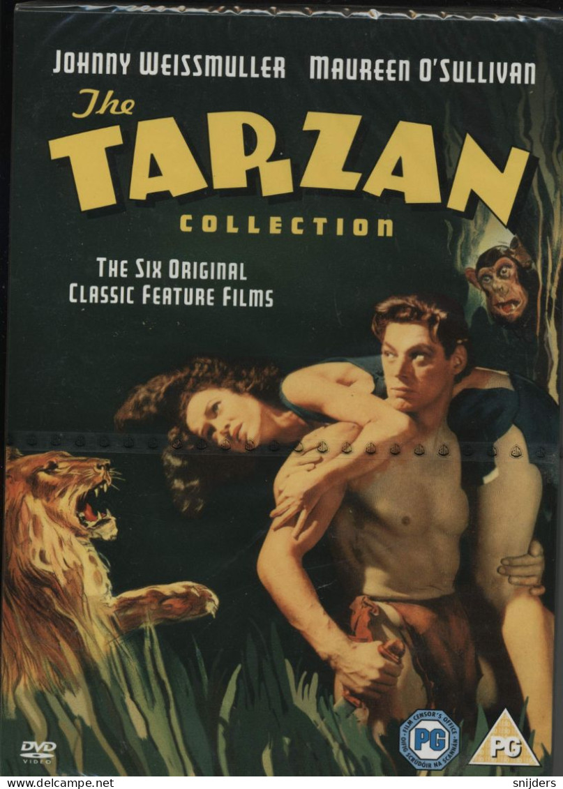 The Tarzan Collection Met Johnny Weismuller & Maureen O' Sullivan - Classic
