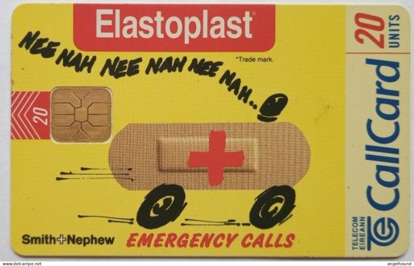 Ireland 20 Units Chip Card - Elastoplast - Irland