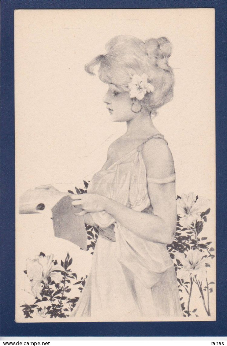 CPA Kirchner Raphaël Art Nouveau Femme Girl Woman Non Circulée MM VIENNE - Kirchner, Raphael