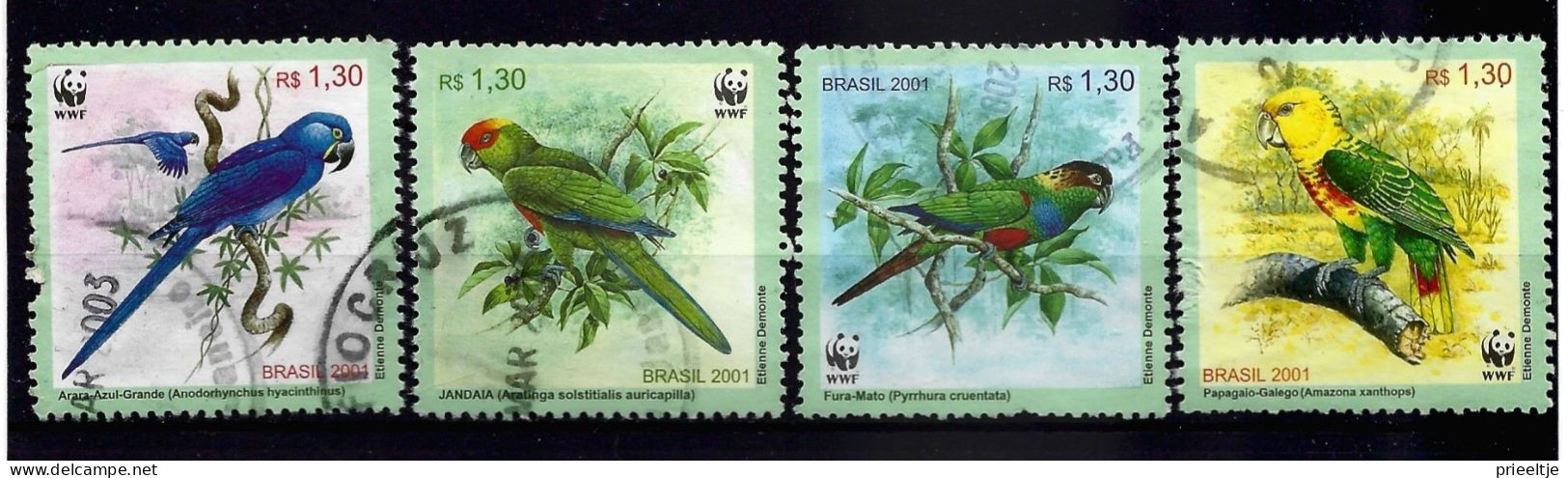Brasil 2001 Birds  Y.T. 2685/2688 (0) - Used Stamps