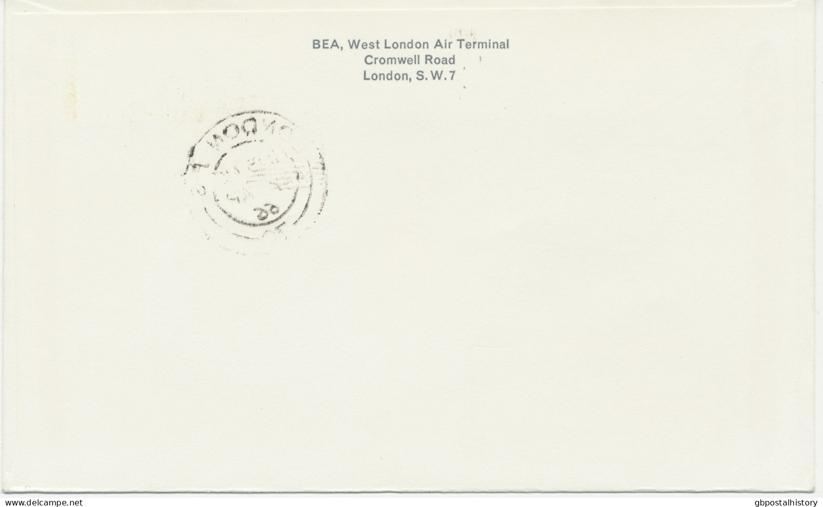 GB 2.4.1966, First Flight British European Airways (BEA) With Trident „LONDON – BASEL“ - Entiers Postaux