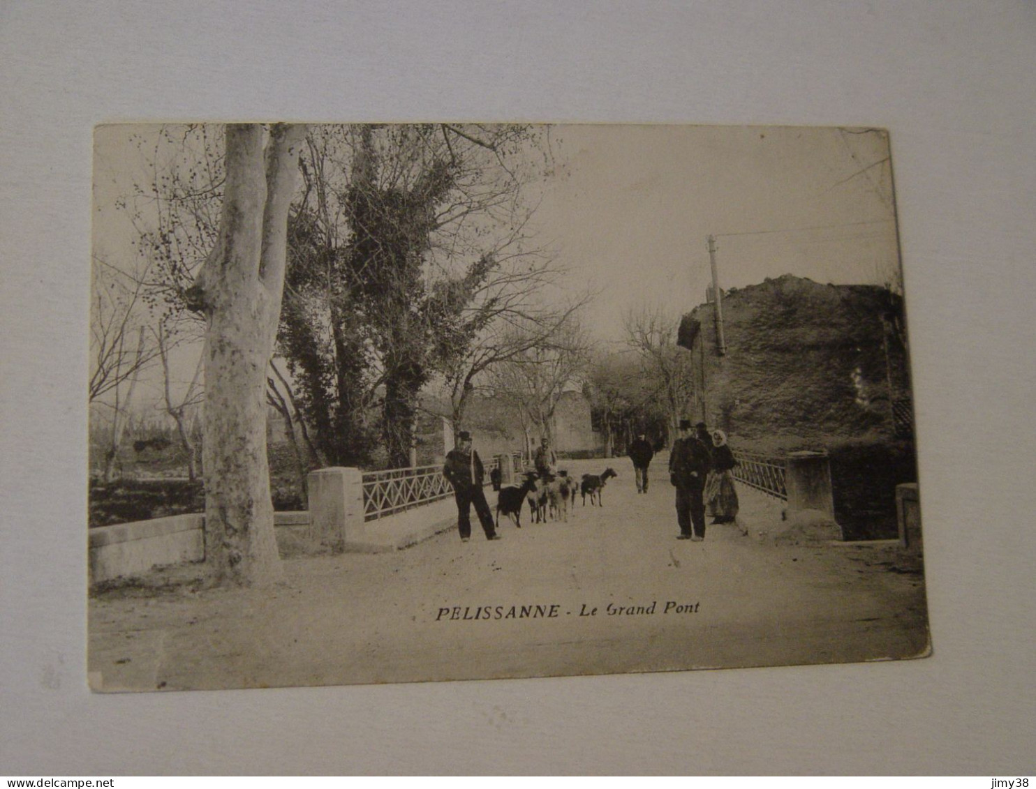 BOUCHES DU RHONE- PELISSANNE-LE GRAND PONT  ANIMEE - Pelissanne