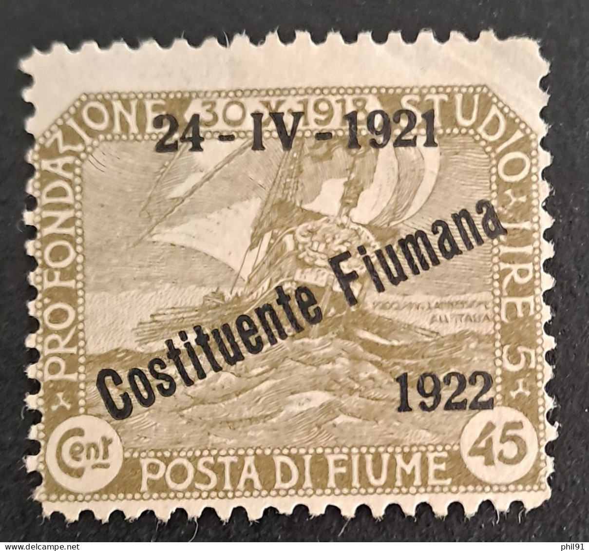 ITALIE FIUME    N° Y&T  163 * - Fiume