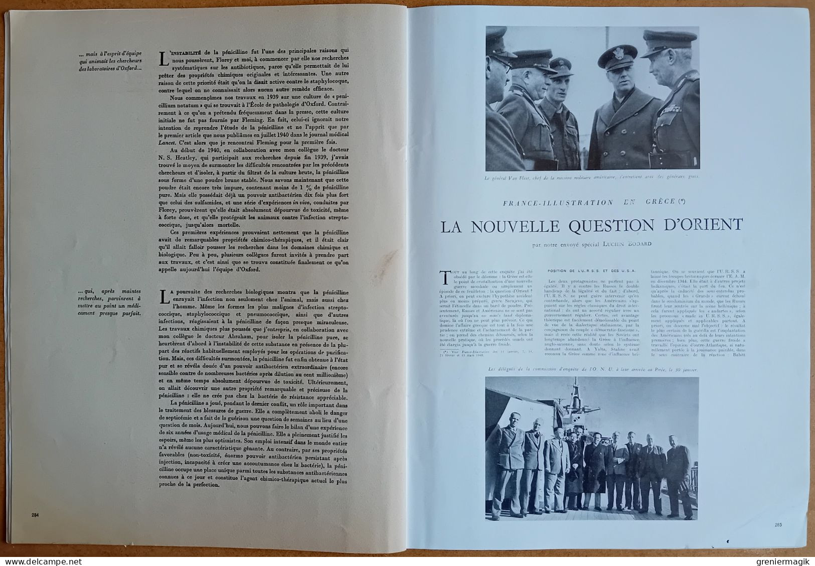 France Illustration N°129 20/03/1948 Jan Masaryk/Grèce Dodécanèse/Artistes indépendants Vernissage 1848/Pénicilline