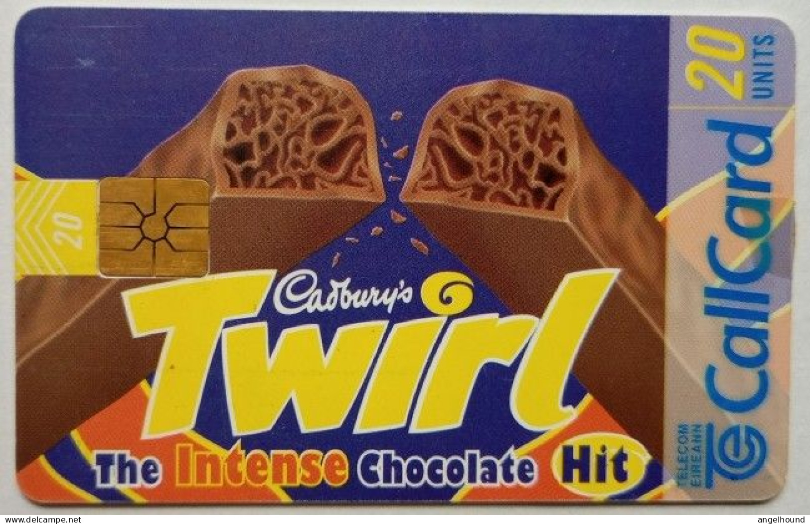 Ireland 20 Units Chip Card - Cadbury's Twirl - Ireland