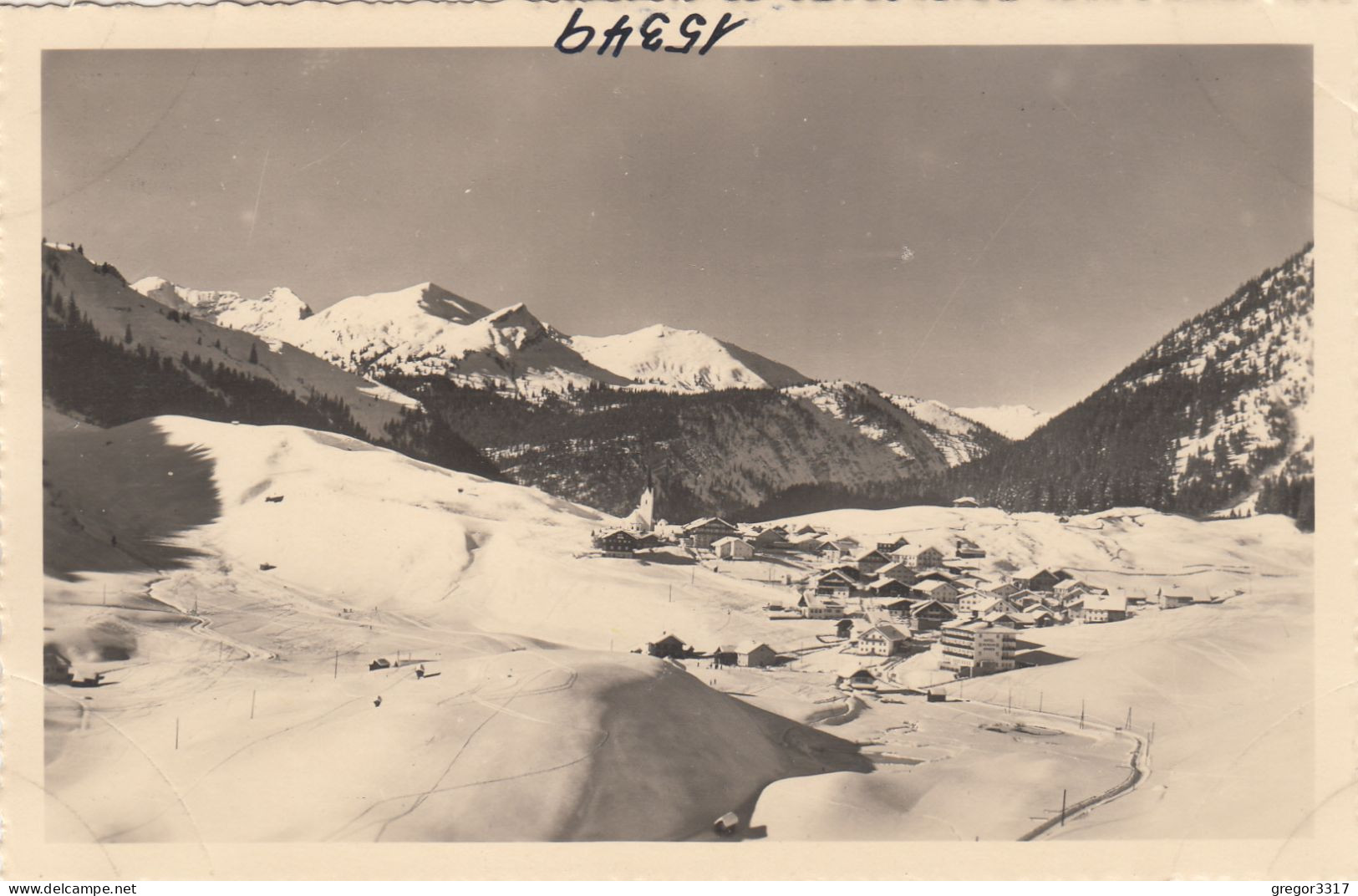 E3546) BERWANG - Ausserfern Tirol  - Dünn Besiedelte - Tolle Winterlandschaft ALT! - Berwang