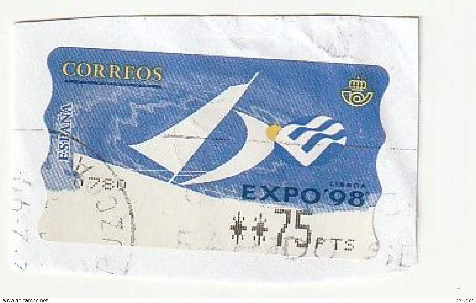 Espagne Spain España - Etiquetas Franqueo / ATM - EXPO'98 Lisboa - Mi AT23, Yt D19B - Timbres De Distributeurs [ATM]