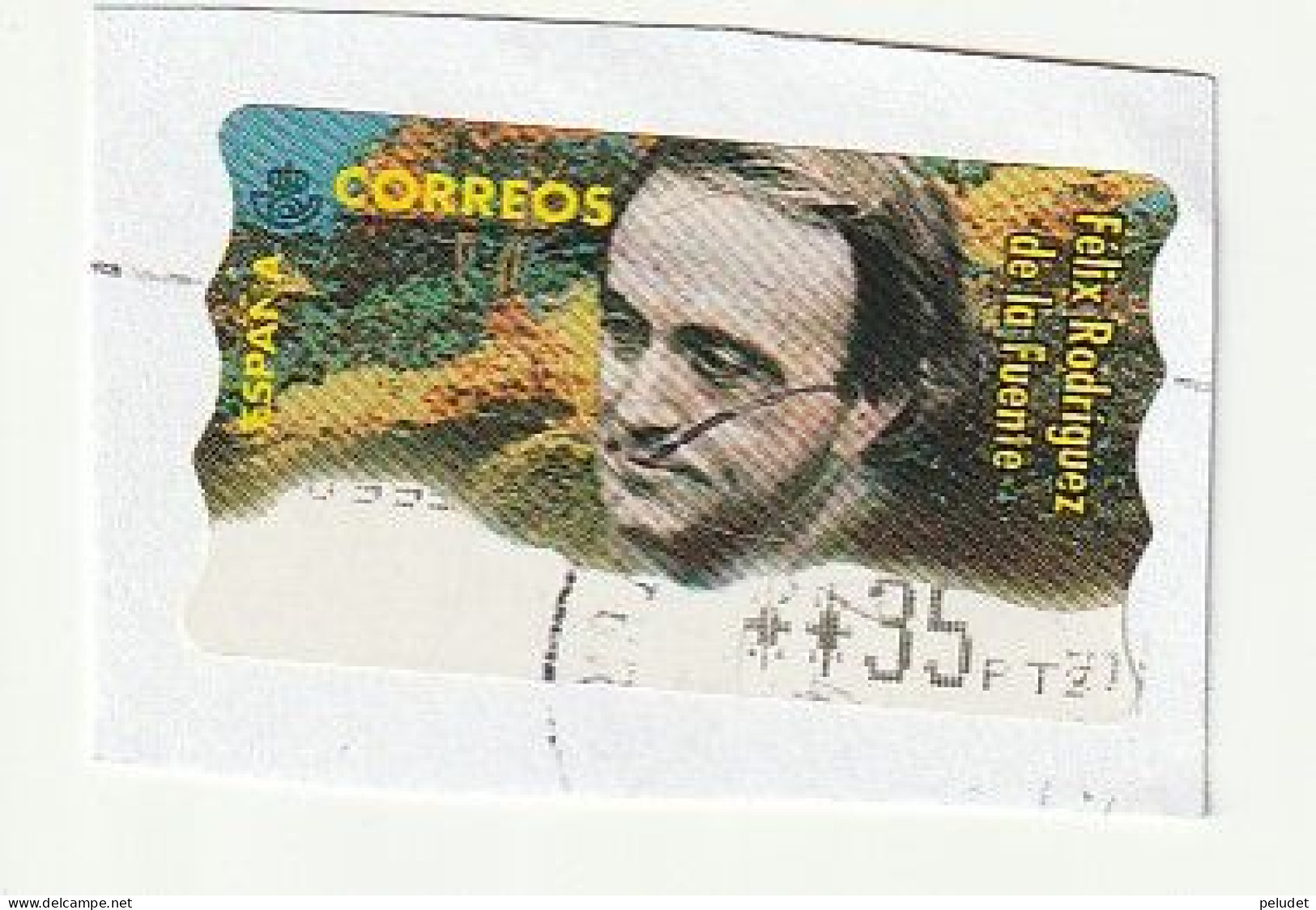 Espagne Spain España - Etiquetas Franqueo / ATM - Félix Rodríguez De La Fuente - Mi AT20, Yt D19 - Machine Labels [ATM]