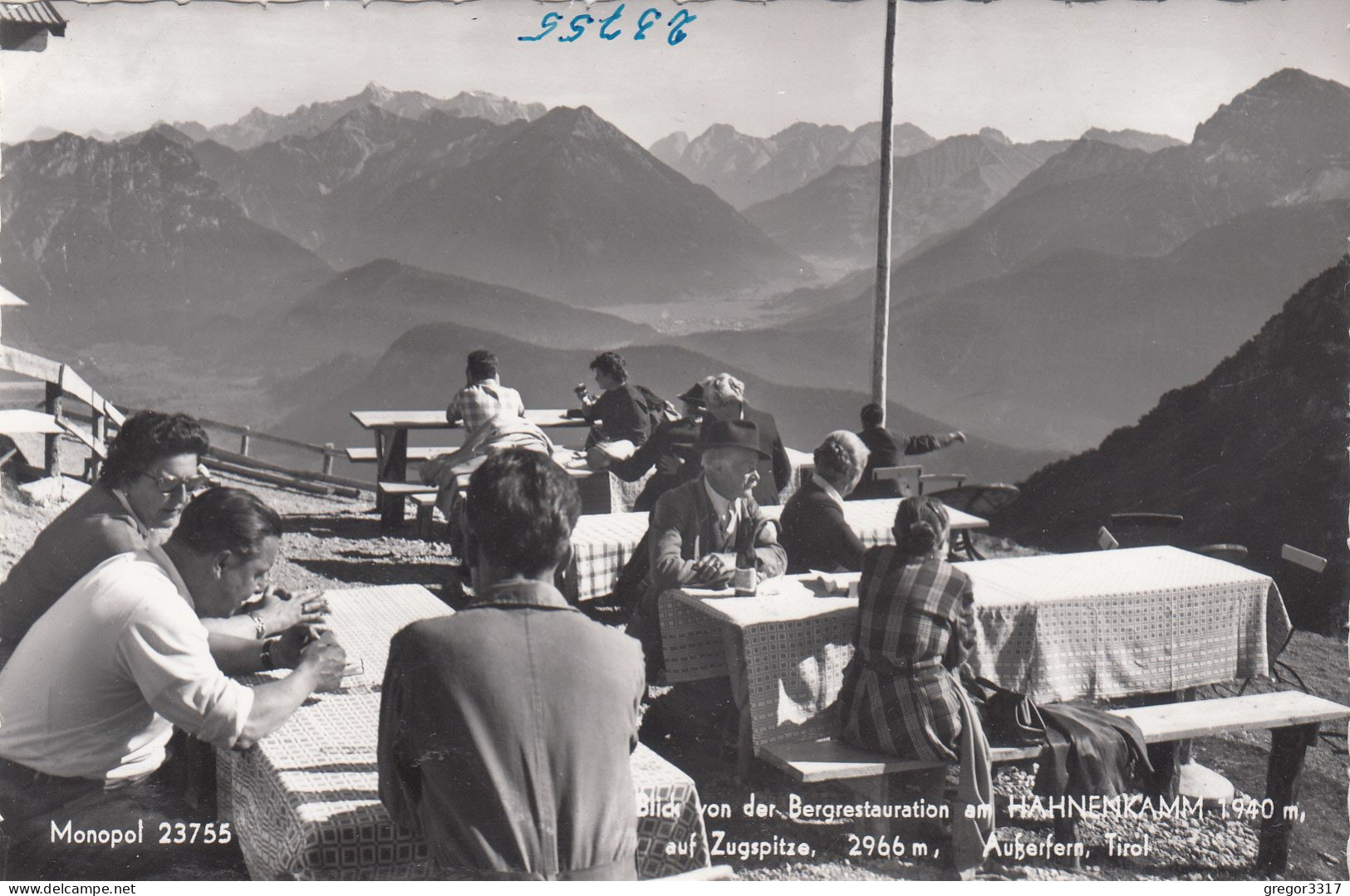 E3551) Blick Von Der Bergrestauration Am Hahnenkamm REUTTE Zugspitze - - Reutte