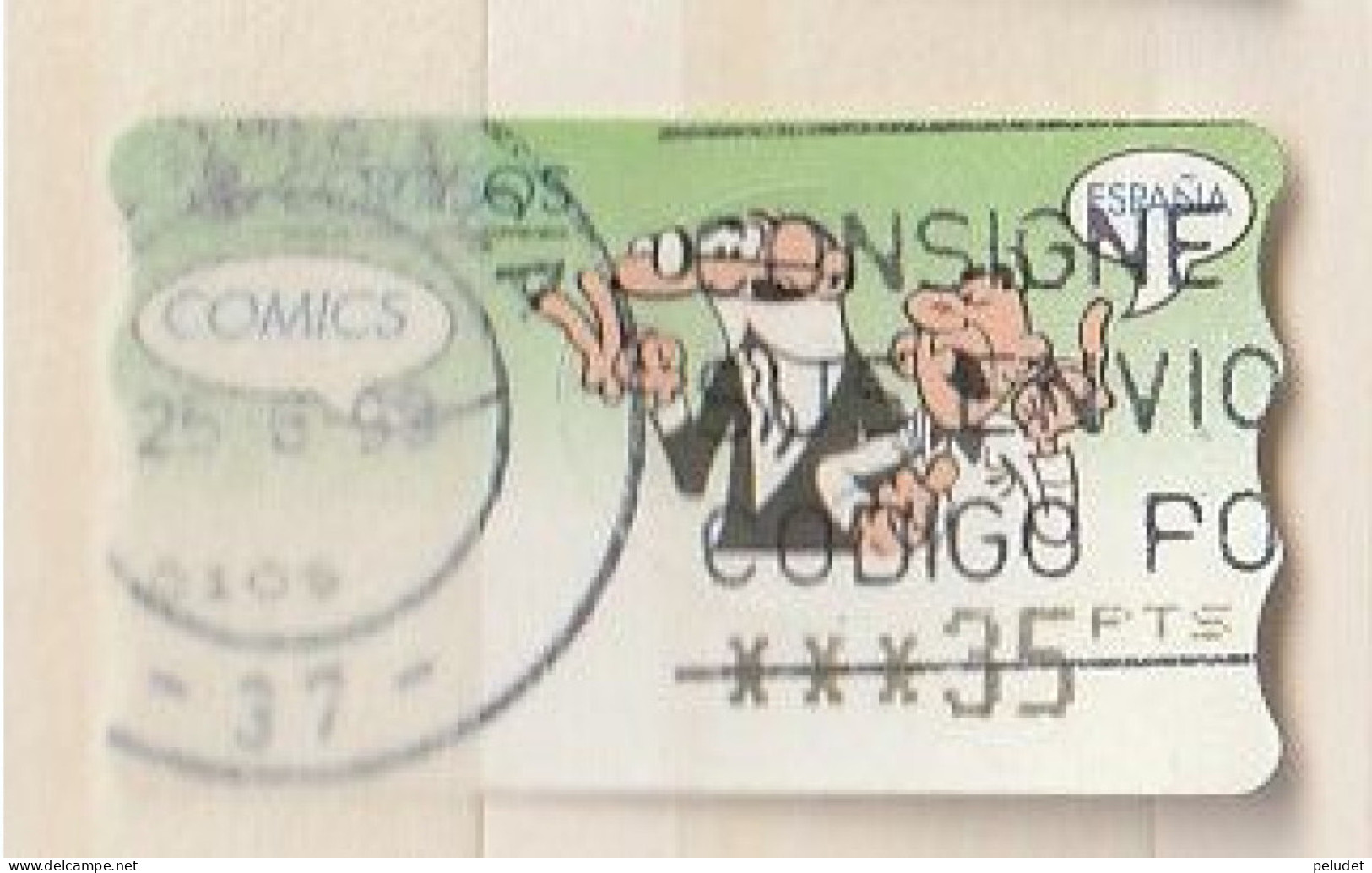 Espagne Spain España - Etiquetas Franqueo / ATM - Comics - Mortadelo Y Filemon - Mi AT24, Yt D21 -1999 - Timbres De Distributeurs [ATM]