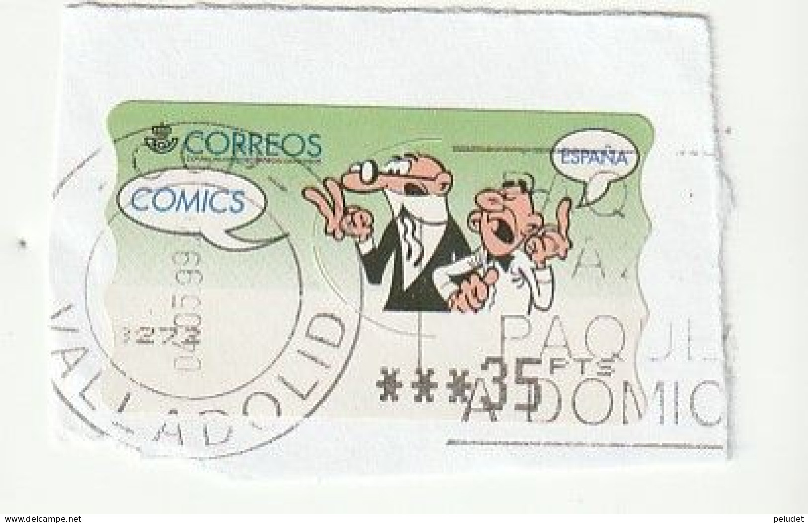 Espagne Spain España - Etiquetas Franqueo / ATM - Comics - Mortadelo Y Filemon - Mi AT24, Yt D21 - 199 - Machine Labels [ATM]