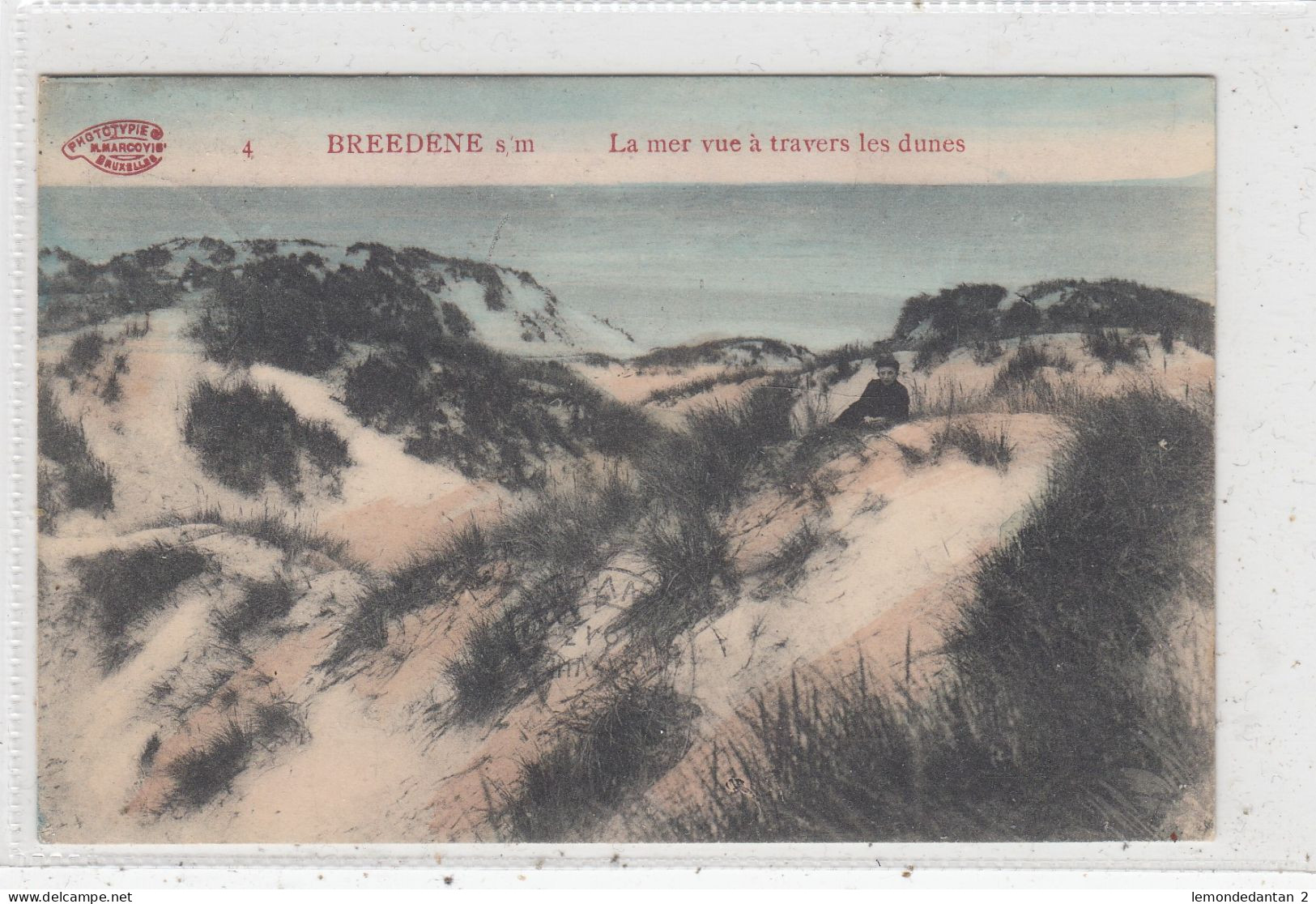 Breedene. La Mer Vue à Travers Les Dunes. * - Bredene