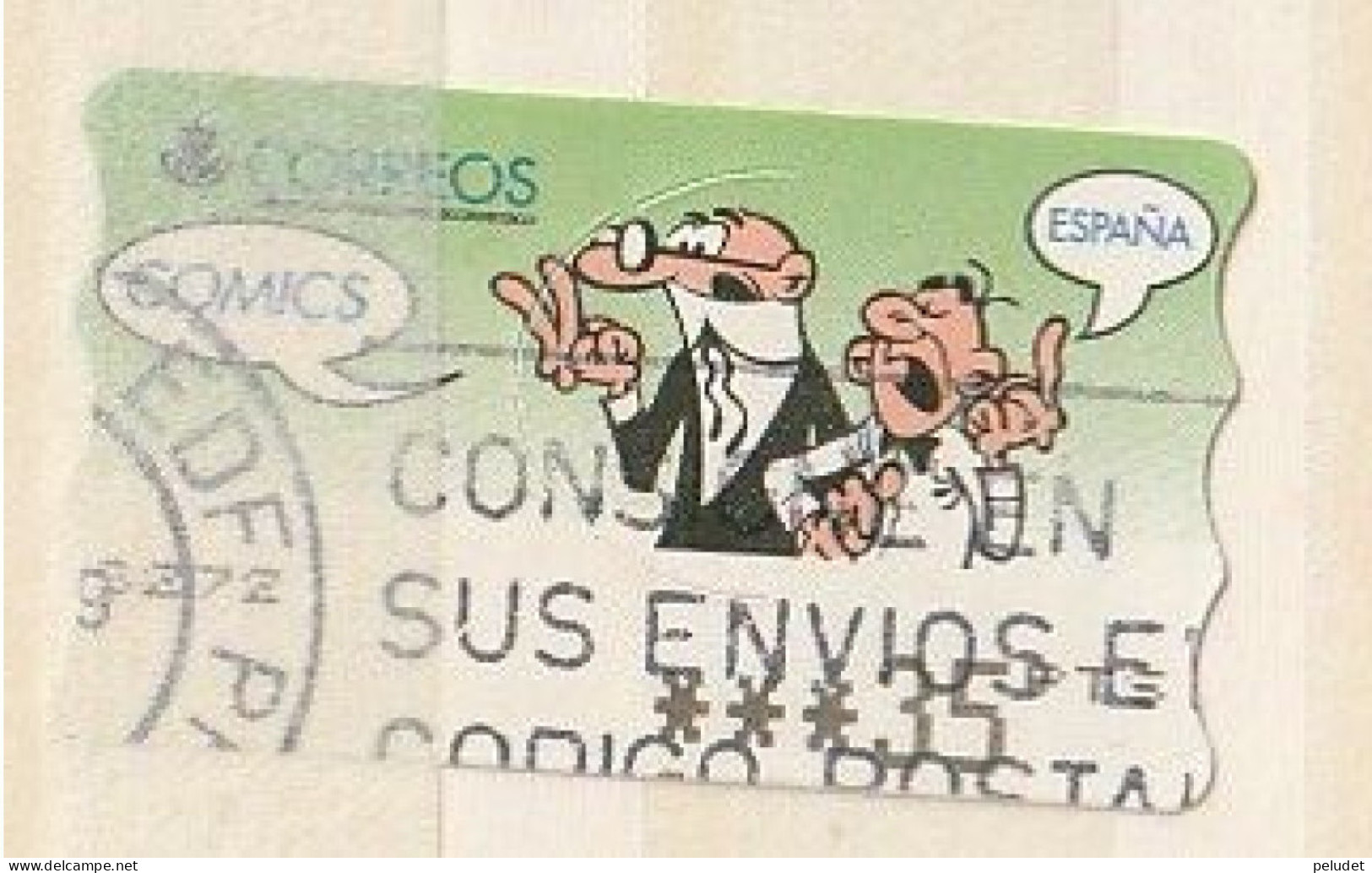 Espagne Spain España - Etiquetas Franqueo / ATM - Comics - Mortadelo Y Filemon - Mi AT24, Yt D21 - 1999 - Automatenmarken [ATM]