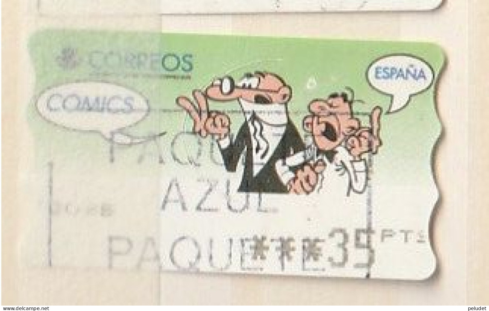 Espagne Spain España - Etiquetas Franqueo / ATM - Comics - Mortadelo Y Filemon - Mi AT24, Yt D21 -1999 - Automatenmarken [ATM]