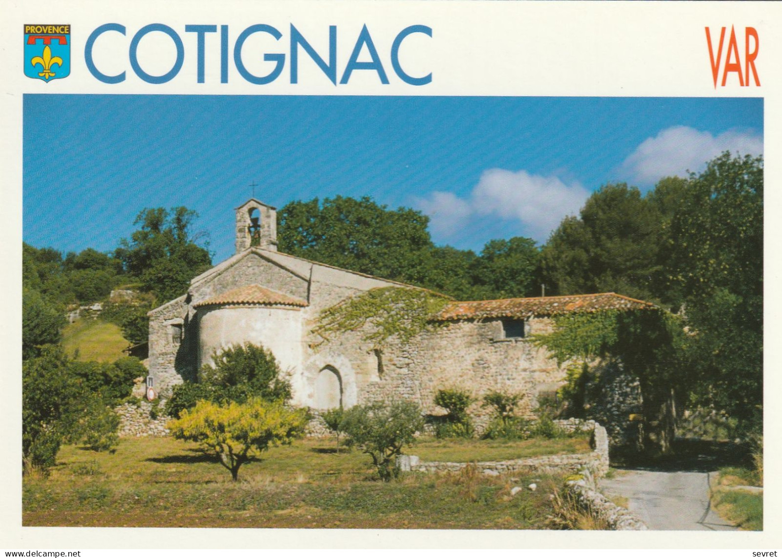 COTIGNAC . -  La Chapelle St-Martin. CPM RARE - Cotignac