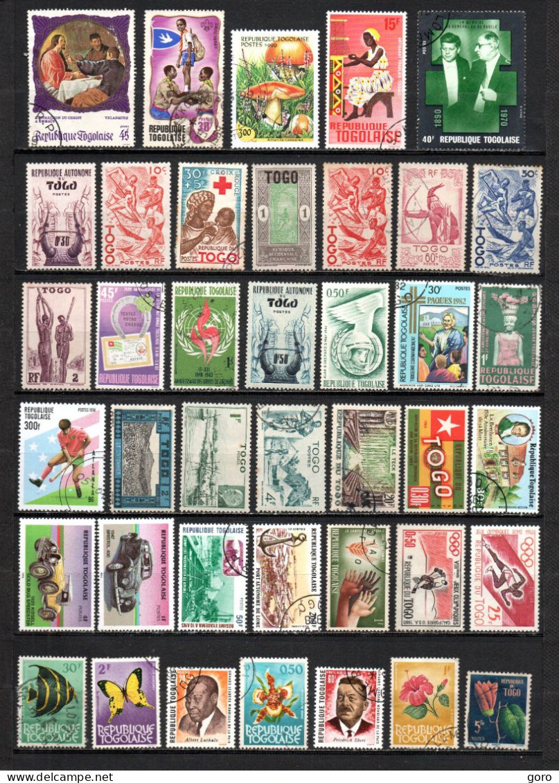 Togo.-  Lote  Nº   1   .-    40   Sellos - Used Stamps