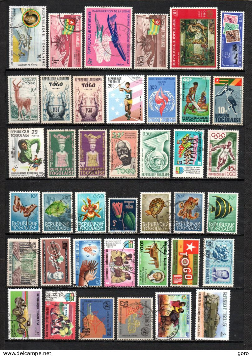 Togo.-  Lote  Nº   3   .-    40   Sellos - Used Stamps