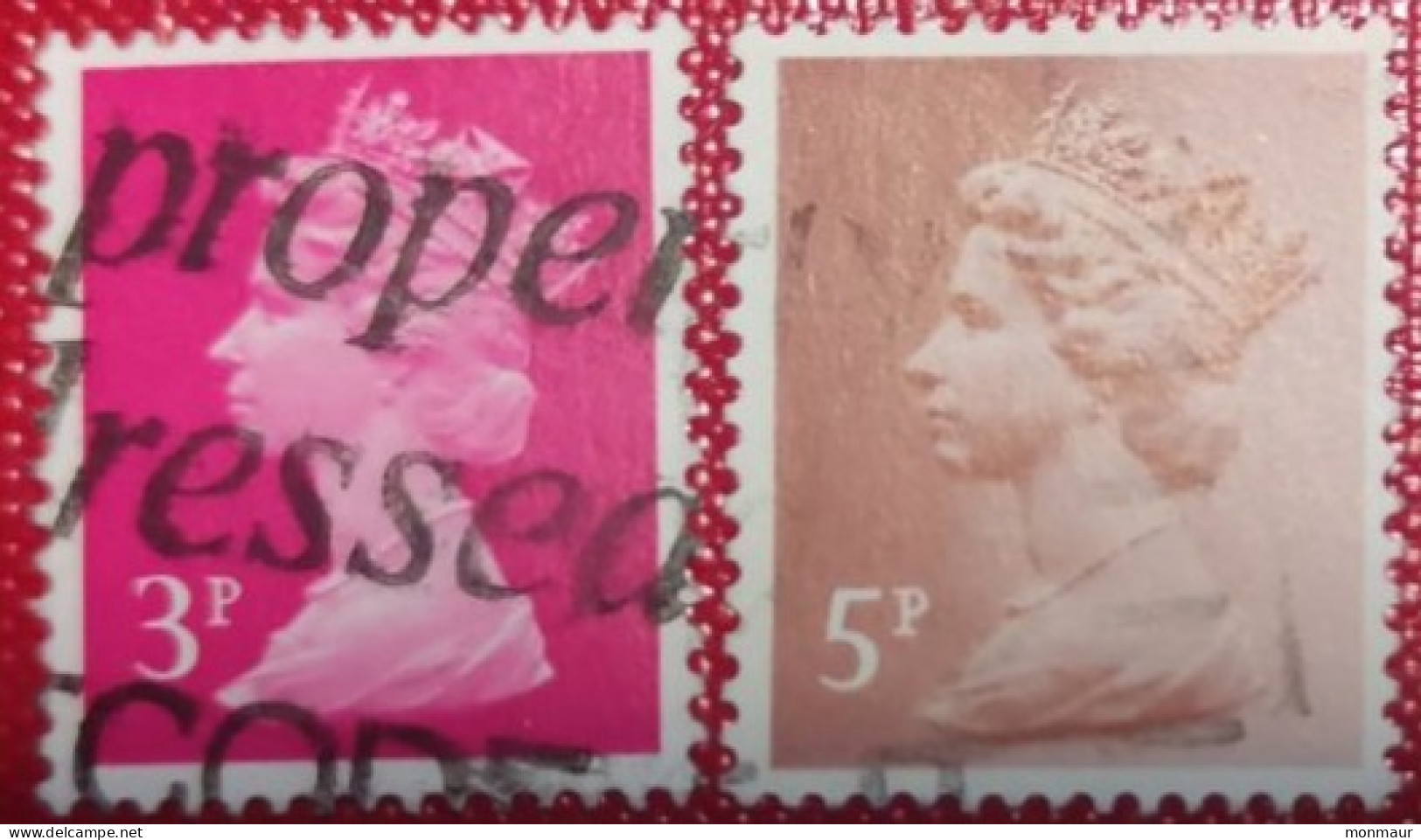GRAN BRETAGNA 1980 QUEEN ELISABETH 3p-5p - Used Stamps