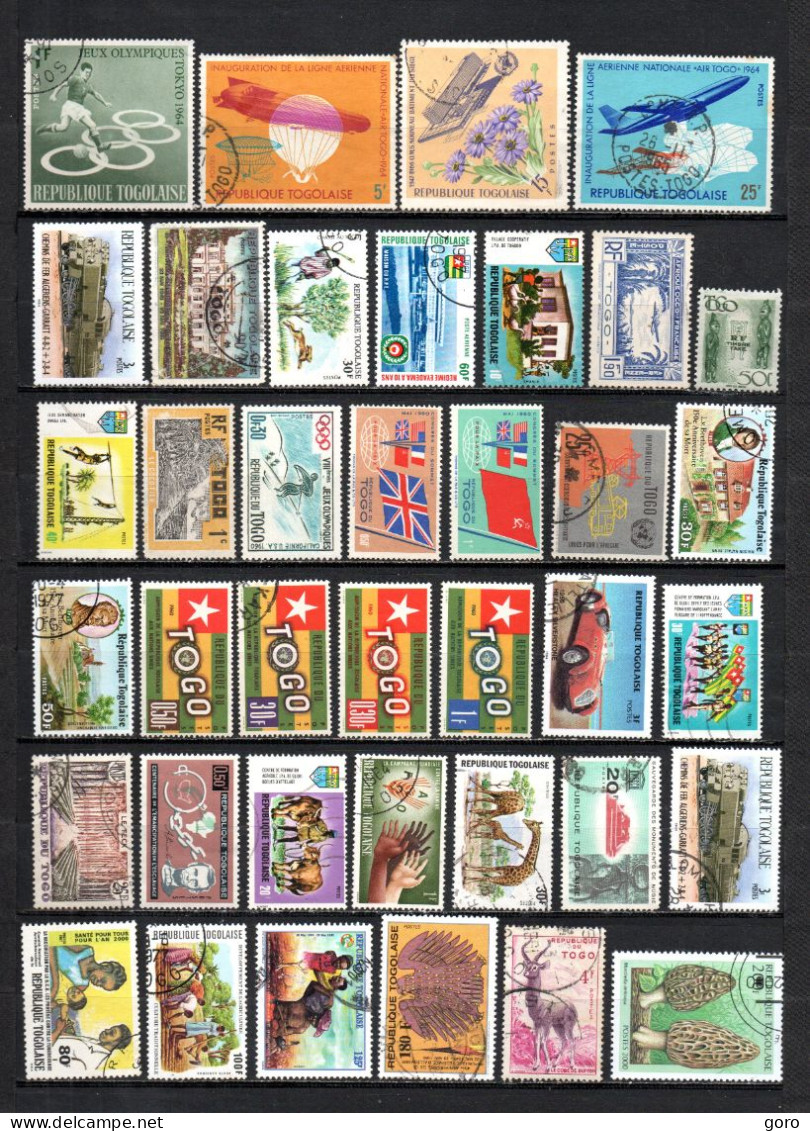 Togo.-  Lote  Nº   11 .-    38   Sellos - Used Stamps
