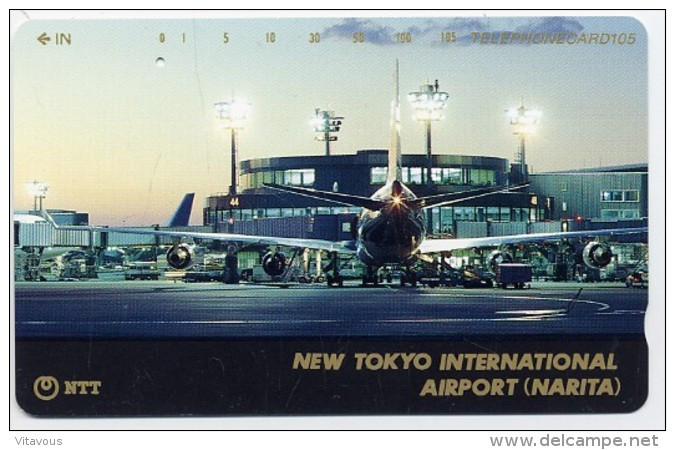 Avion Jet New Tokyo International Airport (narita) Télécarte Phonecard  R356 - Aerei