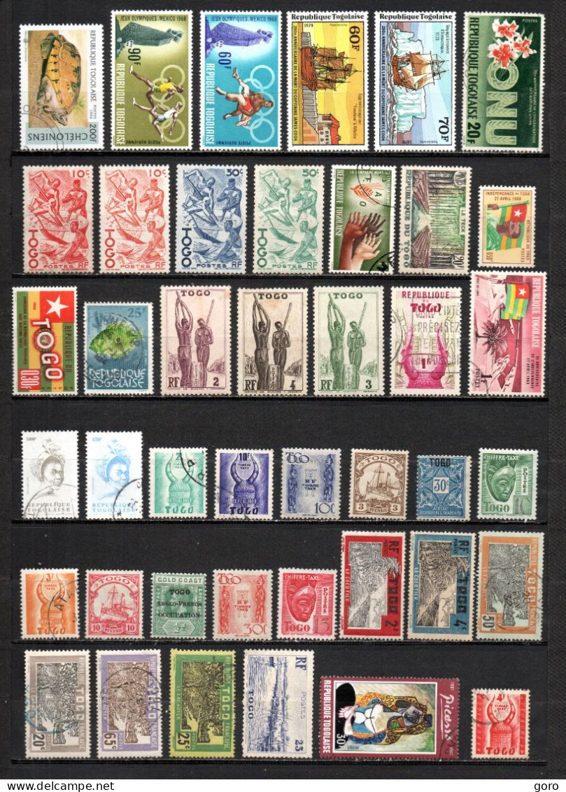 Togo.-  Lote  Nº   18 .-    42   Sellos - Used Stamps