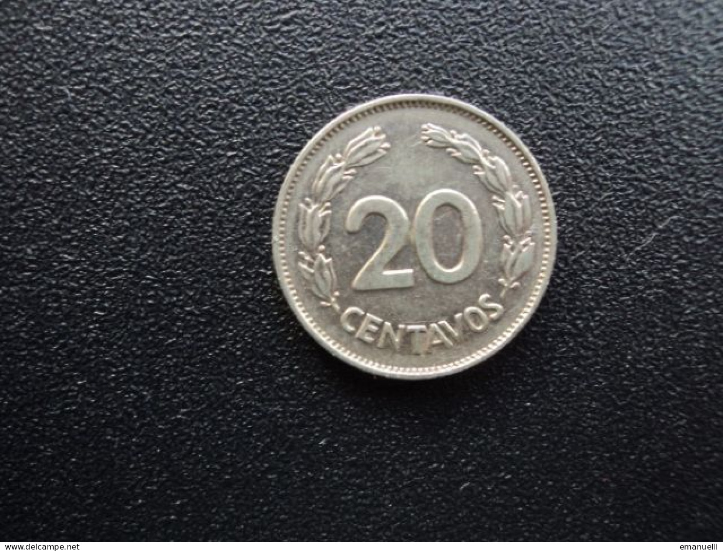 ÉQUATEUR : 20 CENTAVOS   1972    KM 77.1c      SUP - Equateur