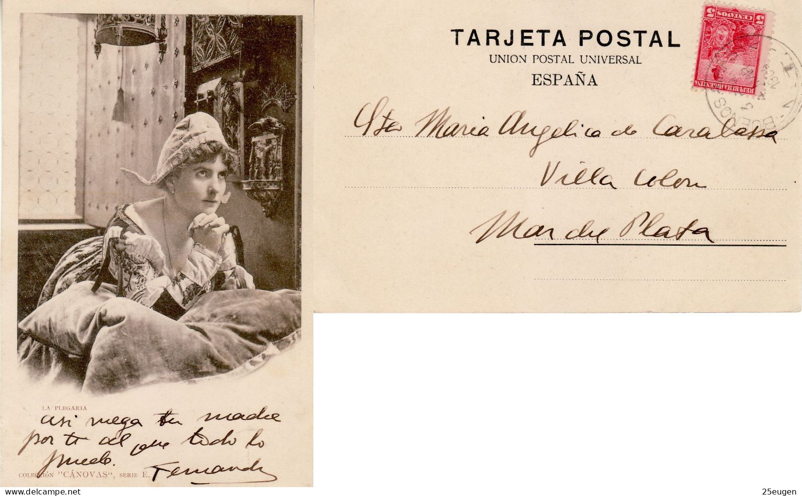 ARGENTINA 1904 POSTCARD SENT TO BUENOS AIRES - Brieven En Documenten