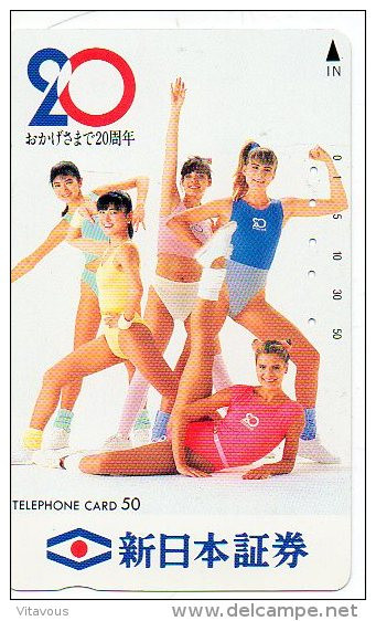 Sport Femme Girl Bikini Gym Gymnastique Phonecard  Telefonkarten (510) - Sport