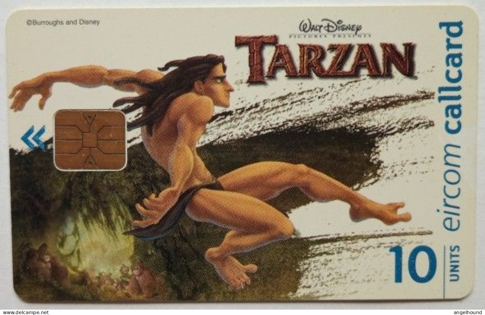Ireland 10 Units Chip Card -  Tarzan Leaping - Irland