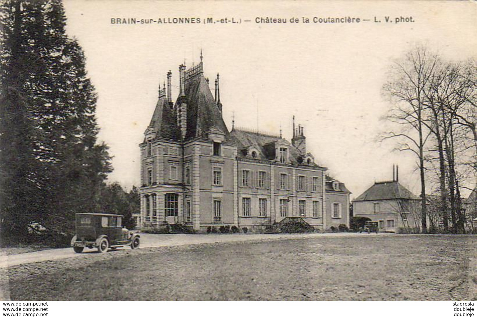 D49  BRAIN SUR ALLONNES  Château De La Coutancière - Allonnes