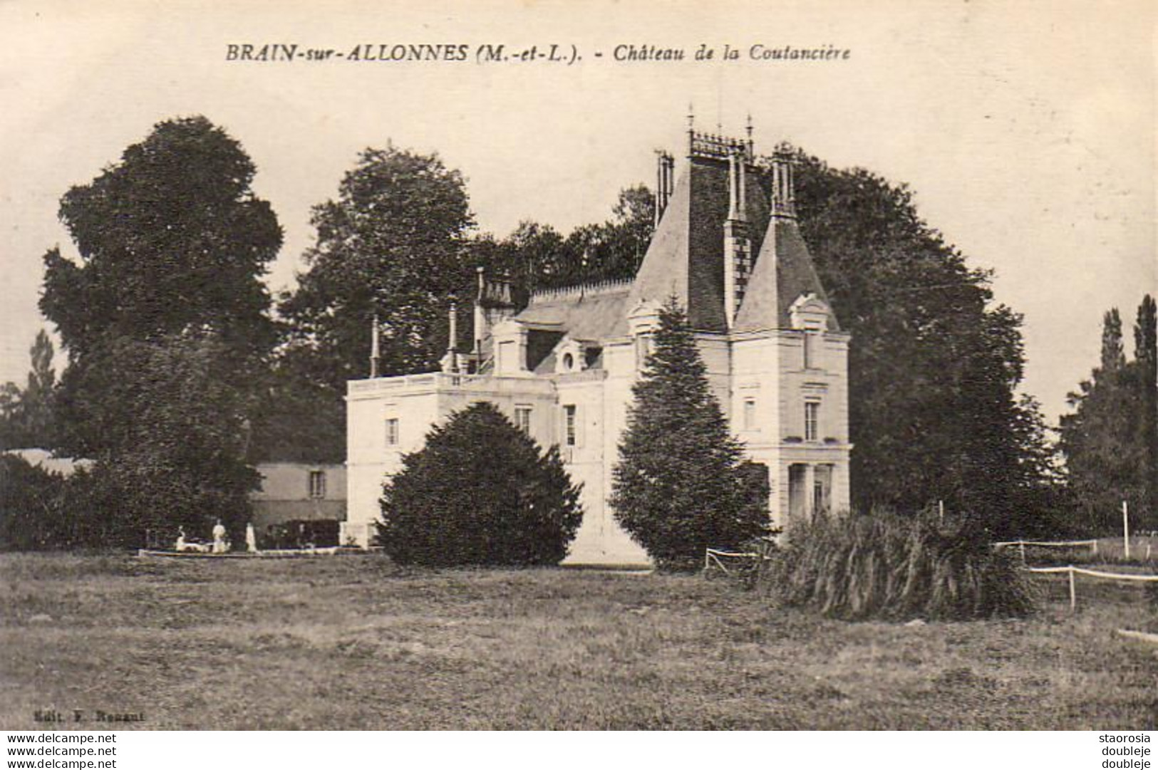 D49  BRAIN SUR ALLONNES  Château De La Coutancière - Allonnes